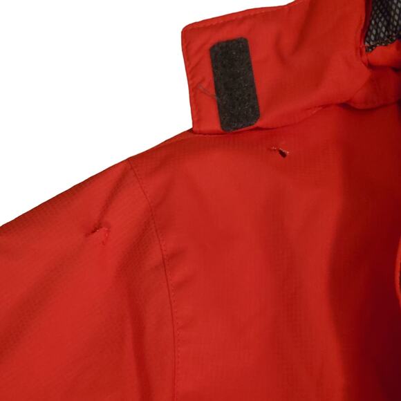 Free Country Live In It Men Medium Water Resistant Wind Breaker Red Zip - Picture 6 of 16